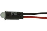 INDICATOR LED PANEL 5MM, RED/GREEN, 2.1V