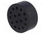 Insert for gland; 6mm; M50; IP54; NBR caoutchouc; Holes no: 16 LAPP