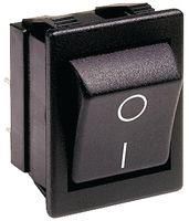 SWITCH, ROCKER, DPST, 20A, 250VAC, BLACK