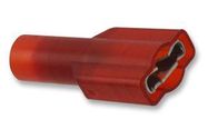 CRIMP TERMINAL, 6.35MM, FEMALE, RED