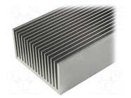 Heatsink: extruded; grilled; natural; L: 1000mm; W: 160mm; H: 82mm 