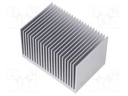 Heatsink: extruded; grilled; natural; L: 50mm; W: 75mm; H: 45mm; raw 