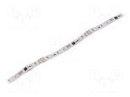 Programmable LED tape; RGB; 5050; LED/m: 30; 10mm; IP20; 140°; 12VDC WORLDSEMI