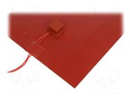 Heating mat; silicone; 460x270mm; 230V; 700W; -30÷180°C; 2W/cm2 SEDES GROUP