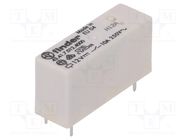 Relay: electromagnetic; SPDT; Ucoil: 12VDC; Icontacts max: 15A FINDER