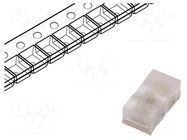 LED; orange; SMD; 0603; 3.55÷7.5mcd; 1.8÷2.6VDC; 1.6x0.8x0.6mm; 80° VISHAY