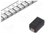 Capacitor: tantalum-polymer; low ESR; 330uF; 10VDC; X; 2917; SMD KEMET