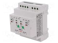 Voltage monitoring relay; for DIN rail mounting; DPDT; IP20 POLLIN