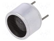 Sensor: ultrasonic transducer; Range: 0÷16m; f: 40kHz; aluminium SENCERA