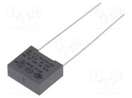 Capacitor: polypropylene; X2; R46 125C; 22nF; 13x5x11mm; THT; ±20% KEMET