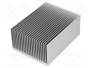 Heatsink: extruded; grilled; natural; L: 100mm; W: 75mm; H: 45mm; raw 