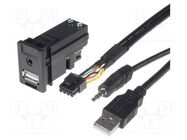 USB/AUX adapter; Subaru,Toyota PER.PIC.