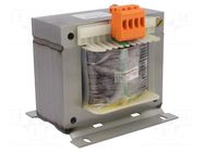 Transformer: mains; 600VA; 230VAC; 24V; Leads: terminal block; IP00 INDEL