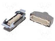 Connector: HDC; male + female; S-E; PIN: 24; 24+PE; size 24B; metal MOLEX