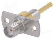 Diagnostic adapter; SMA socket,testing plug; Insulation: PTFE 