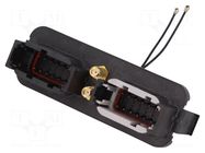 Front panel; DTM,EEC; PIN: 2x12; THT; Type: SMA x2; 100mm DEUTSCH