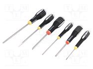 Kit: screwdrivers; Phillips cross,slot; cardboard packaging BAHCO