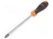 Screwdriver; Phillips; PH3; Blade length: 150mm BAHCO