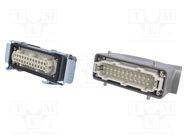 Connector: HDC; male + female; S-E; PIN: 24; 24+PE; size 24B; angled MOLEX