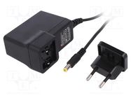 Power supply: switching; mains,plug; 6VDC; 4A; 24W; Plug: EU; 0÷40°C SUNNY