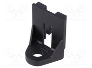 Holder; screw,push-in; Body: black; Mat: polyamide,polyamide 66 MTA