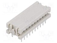 Connector: IDC transition; PIN: 20; DIL 7,62mm; IDC,THT; 1.27mm CONEC