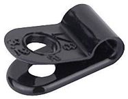 CABLE CLAMP, NYLON 6.6, 0.125", BLACK