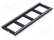 Socket: integrated circuits; DIP64; Pitch: 2.54mm; precision; THT 