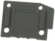 TERMINAL BLOCK END PLATE, GREY