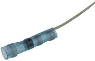 SOLDER SLEEVE, COAXIAL, TRANSPARENT BLUE