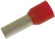 TERMINAL, FERRULE, 12 X 4.6MM, CRIMP RED