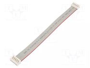Ribbon cable with connectors; Contacts ph: 1.27mm; PIN: 10; 1.2A MOLEX
