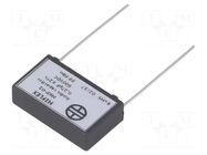 Capacitor: polypropylene; 270nF; 600VDC; 22.5mm; ±2%; -25÷85°C; THT MIFLEX