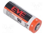 Battery: lithium; 4/5A,CR8L; 3V; 2400mAh; non-rechargeable EVE BATTERY