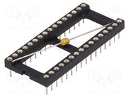 Socket: integrated circuits; DIP32; Pitch: 2.54mm; precision; THT 