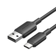 USB 2.0 A to USB-C 3A cable Vention CTQBF 1M (black), Vention