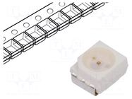 LED; yellow; SMD; 3528,PLCC2; 4.5÷12mcd; 2.2÷2.6VDC; 3.5x2.8x1.9mm BROADCOM (AVAGO)
