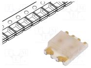 LED; SMD; 1210; yellow/green; 3.2x2.7x1.1mm; 170°; 20mA; 65/65mW BROADCOM (AVAGO)