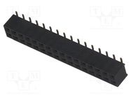 Connector: pin strips; socket; female; PIN: 32; vertical; 2mm; SMT NINIGI