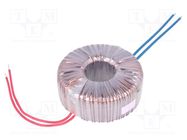 Transformer: toroidal; 200VA; 230VAC; 24V; 8.33A; Leads: cables INDEL