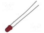 LED; 3mm; red; 0.8÷2.1mcd; 50°; Front: convex; 1.7÷2V; No.of term: 2 BROADCOM (AVAGO)