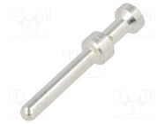 Contact; male; copper alloy; silver plated; 1mm2; Han E®; crimped HARTING