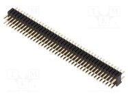 Connector: pin strips; pin header; male; PIN: 80; straight; 1.27mm NINIGI