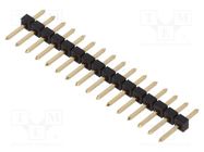 Connector: pin strips; pin header; male; PIN: 16; straight; 2mm; THT FISCHER ELEKTRONIK