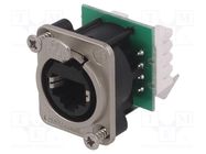 Connector: RJ45; socket; etherCON; PIN: 8; Cat: 5e; shielded; IDC NEUTRIK