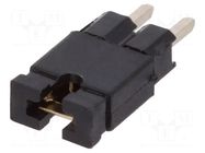 Connector: pin strips; pin header,jumper; PIN: 2; straight; THT CONNFLY