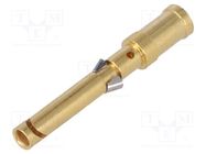 Contact; female; copper alloy; nickel plated,gold-plated; 2.5mm2 HARTING