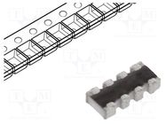 Resistor network: Y; SMD; 100Ω; ±5%; 62.5mW; No.of resistors: 4 YAGEO