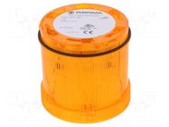 Module: light signaller; orange; LED; 230VAC; IP65; Ø70x65mm WERMA