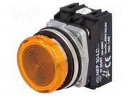 Control lamp; NEF30; Illumin: LED; 24÷230VAC; yellow; 24÷230VDC PROMET